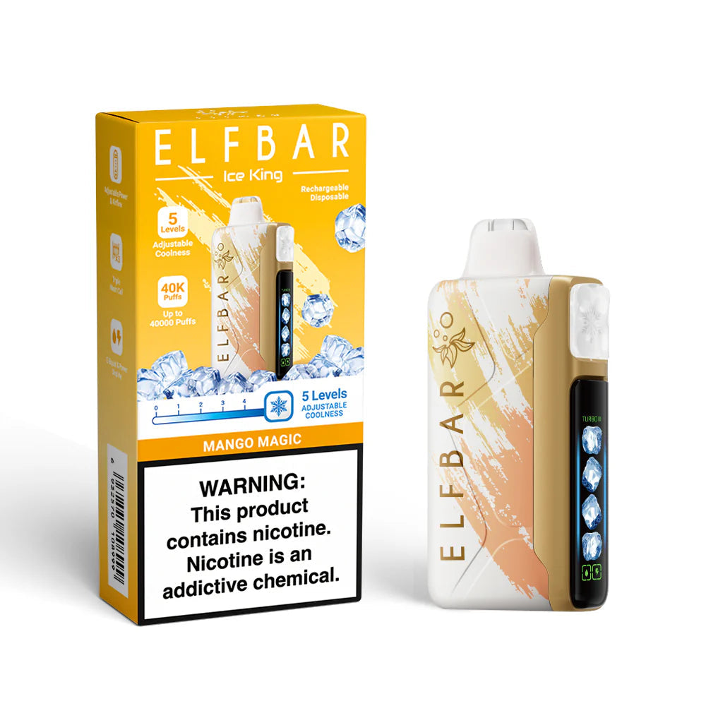 Elfbar Ice King 5 Niveles 40000 hits Mayoreo (Caja 10 Pz)