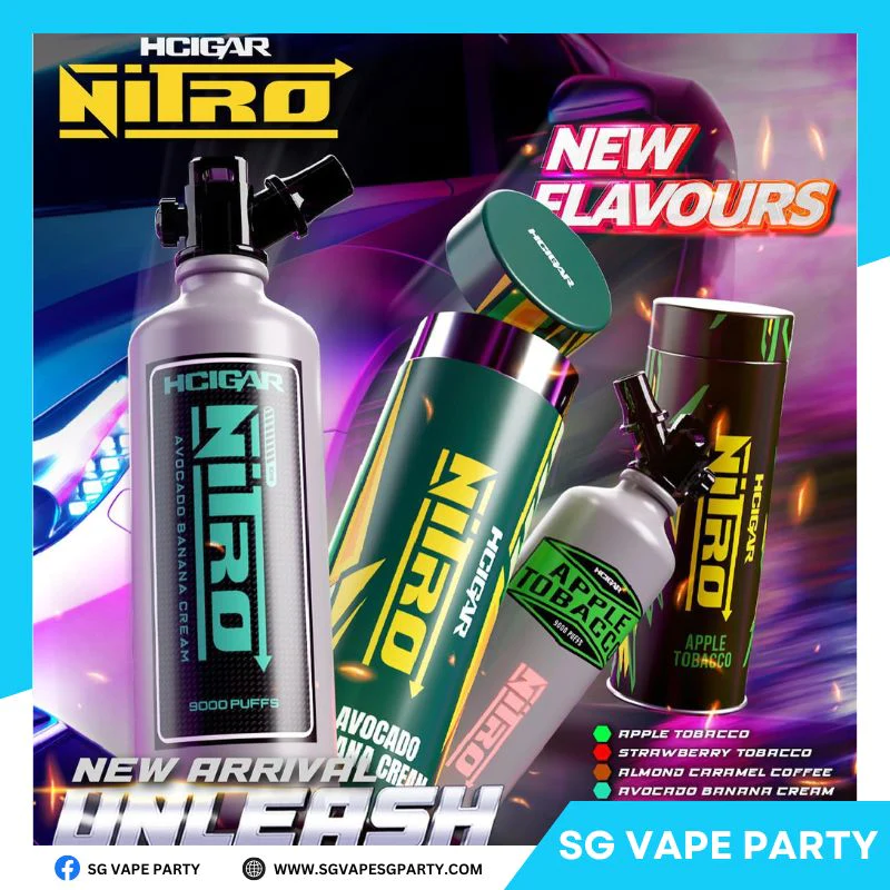 Nitro Vape 9000 Hits Mayoreo (Caja 10pz)