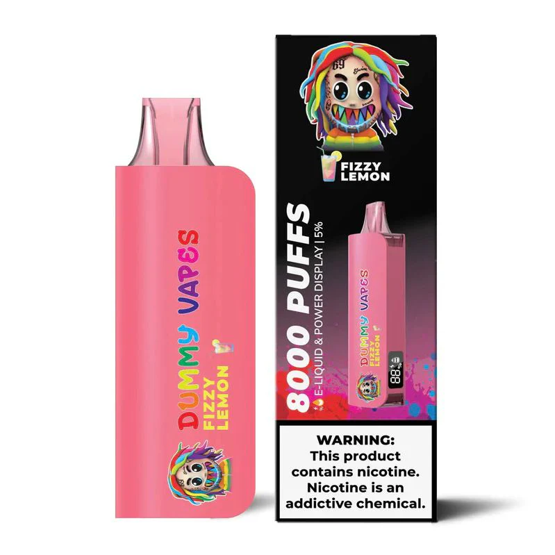 Dummy Vapes 8000 Hits By 6ix9ine Mayoreo (Caja 10 Pz)