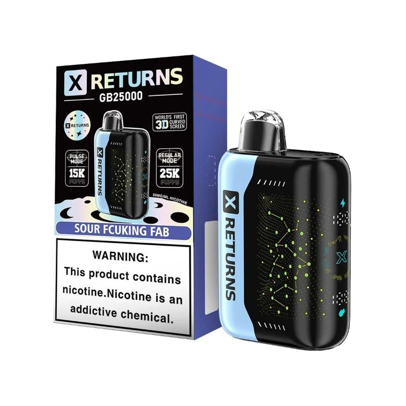 X Returns GB 25000 Hits Mayoreo (Caja 10 Pz)
