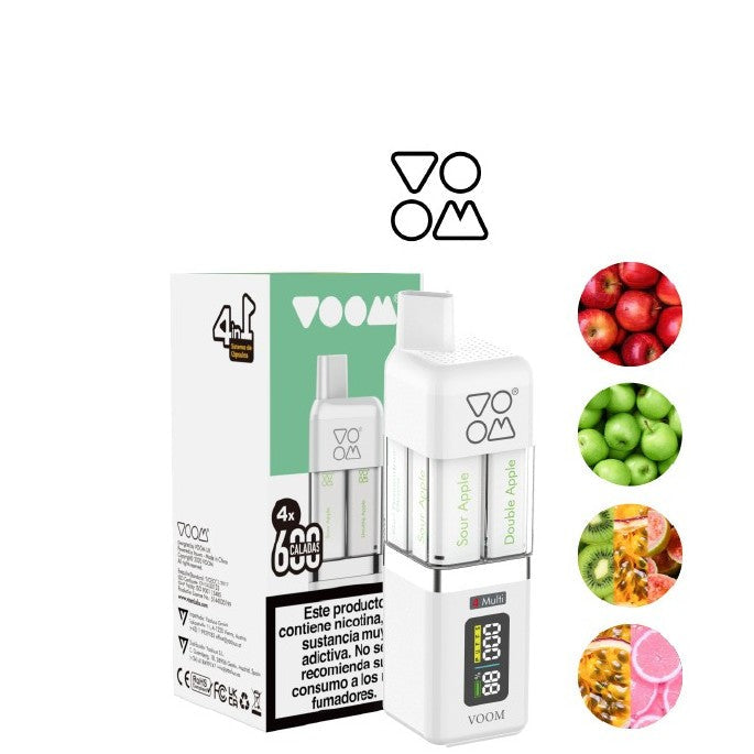 VOOM Series 4 en 1 2400 hits Mayoreo (Caja 10 Pz)
