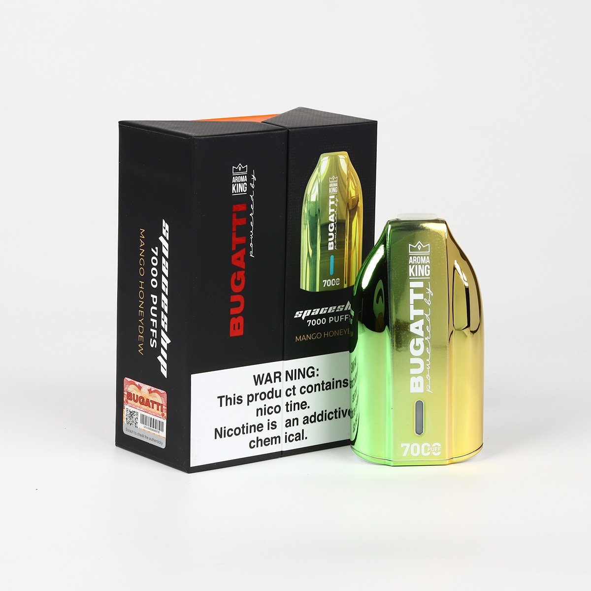 Aroma King BUGATTI spaceship 7000 hits Mayoreo (Caja 10 pz)
