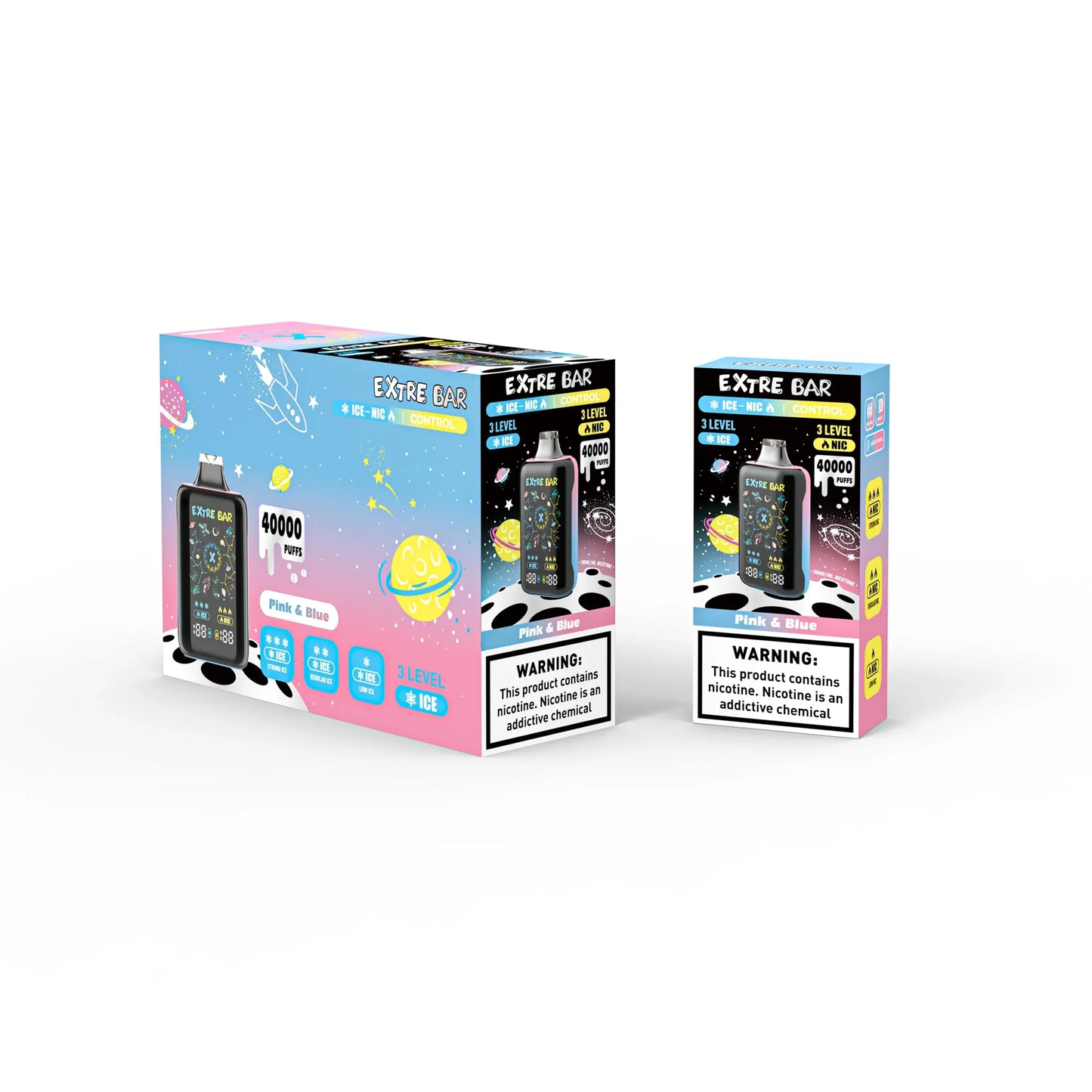 Extre Bar Nic x Ice 40000 HITS Mayoreo (Caja 10 pz)