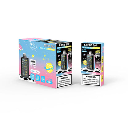 Extre Bar Nic x Ice 40000 HITS Mayoreo (Caja 10 pz)