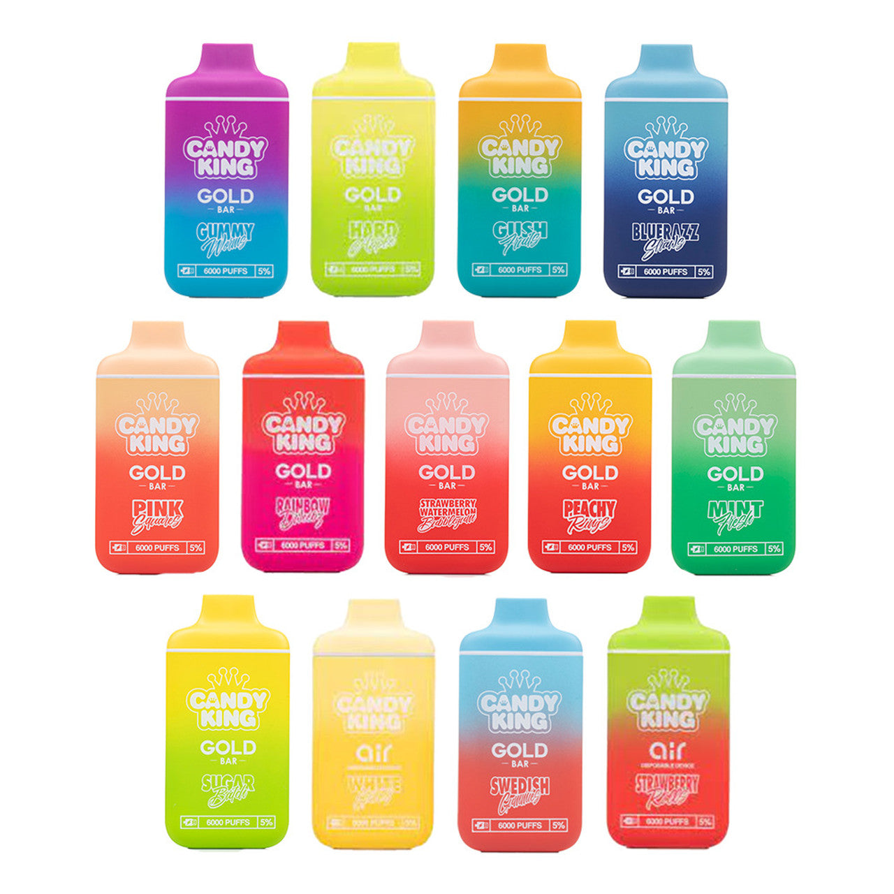 Candy King 6000 HITS Mayoreo (Caja 10 pz)