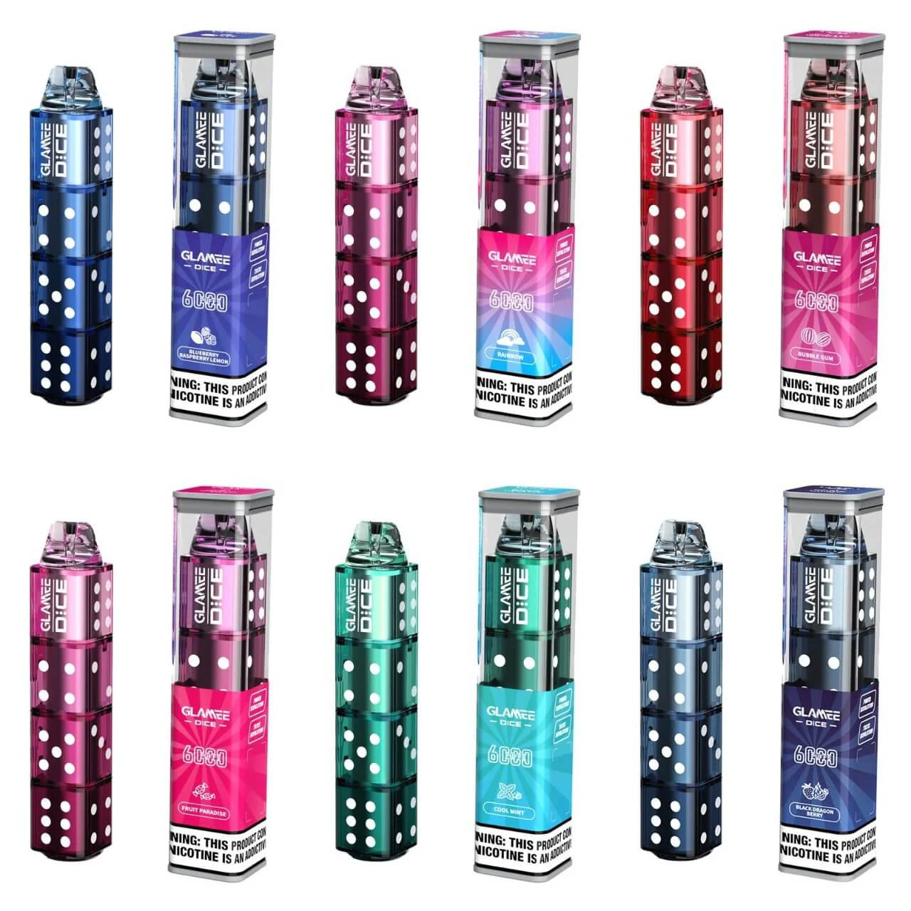 Glamee Dice 6000 HITS Mayoreo (Caja 10 pz)