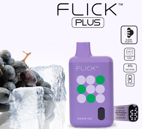 Flick Plus 5000 hits Mayoreo (Caja 10 Pz)