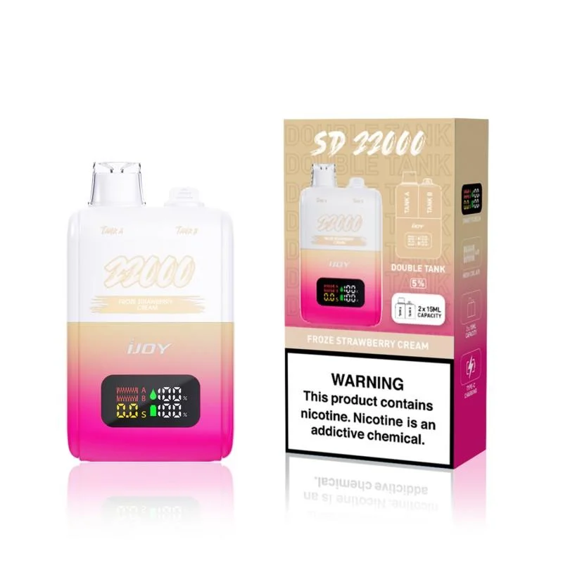 iJoy SD 22000 Hits Doble Tanque (CAJA 10pz)