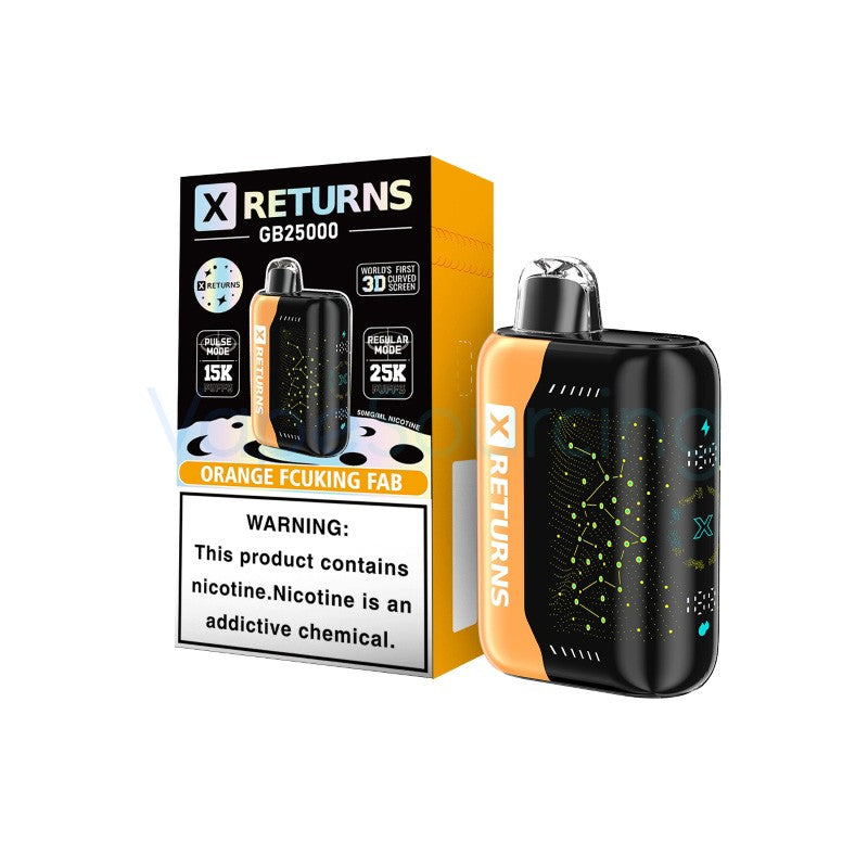X Returns GB 25000 Hits Mayoreo (Caja 10 Pz)