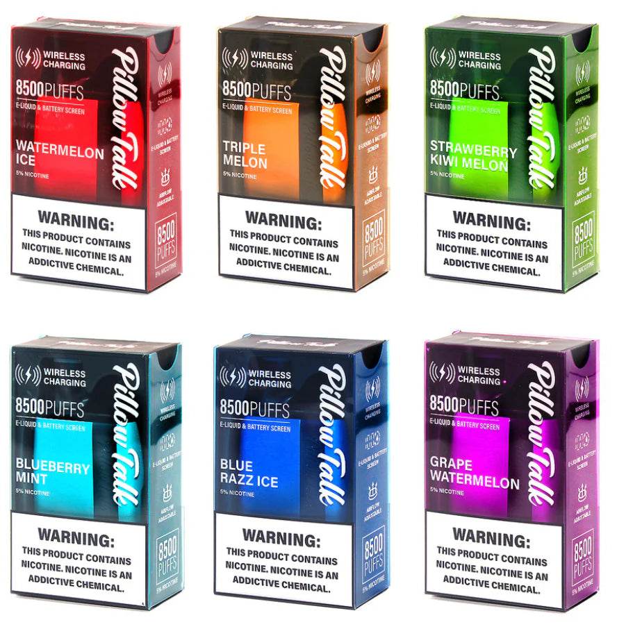 Pillow Talk Vape 8500 hits Mayoreo (Caja 10 Pz)