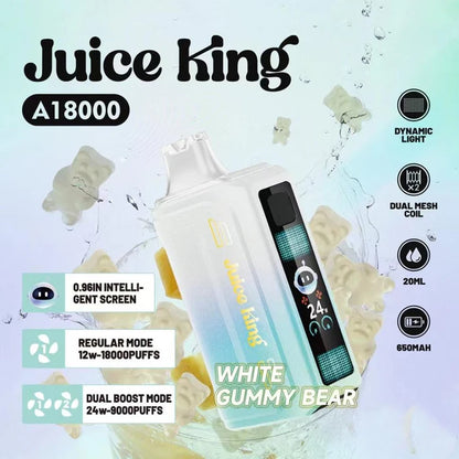 Juice King A 18000 hits Mayoreo (Caja 10 Pz)